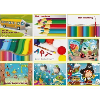 BLOK A4 RYSUNKOWY BIAŁY ECONOMY @