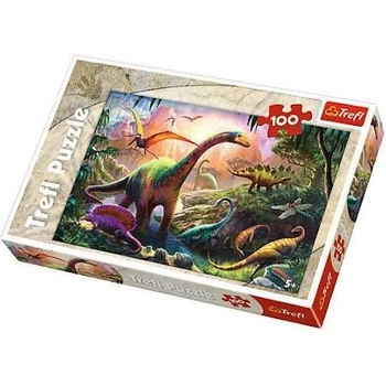 Puzzle 100 el. ŚWIAT DINOZAURÓW Trefl