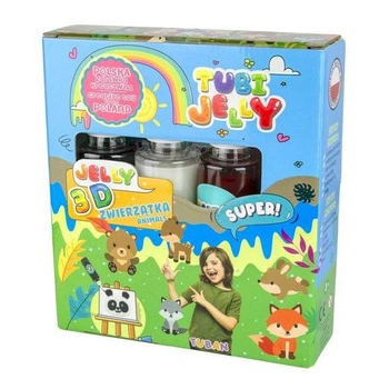 ZESTAW TUBI JELLY 3 kolory ZWIERZĄTKA