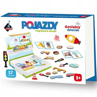 Askato Układanka magnetyczna Pojazdy