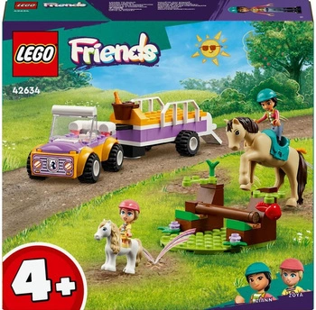 Klocki Lego Przyczepka dla konia i kucyka 42634