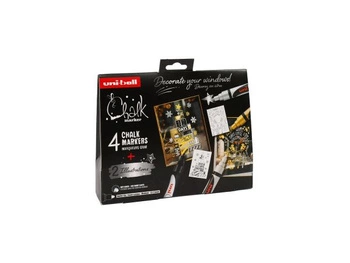 ZESTAW CHALK ŚWIĄTECZNY SREBRNY