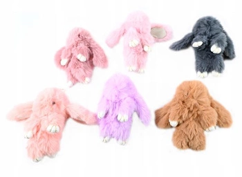 D43592 / BRELOK PLUSZOWY KRÓLIK ZA SZT (12/480)