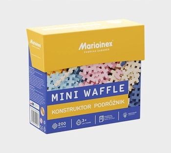 Marioinex Klocki Mini Waffle 200el. Konstruktor Podróżnik