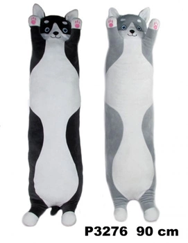 Pluszak Pies Husky 90cm 2 wzory Sun-Day