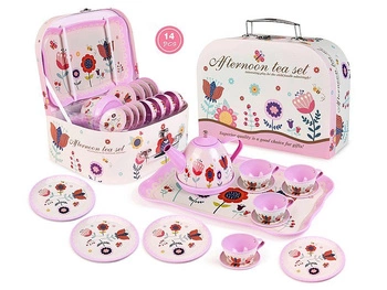 Zestaw do herbaty w kuferku, 19 części; 25,5x18,5x10,3cm, Box (1/626584 )