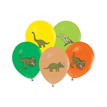 Balony Dinozaury, 12'/ 5 sztuk