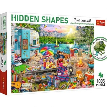 Puzzle 1000 el. 'hidden shapes' Wycieczka Kamperem