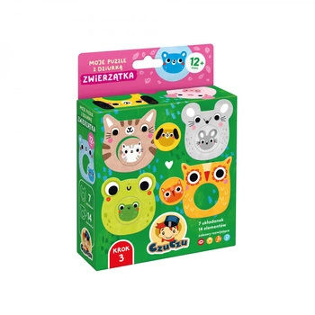 CzuCzu Moje puzzle z dziurką Zwierzątka