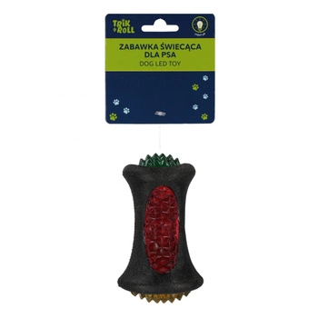 Zabawka dla psa Kość świecąca 9cm TRIK&ROLL 560689