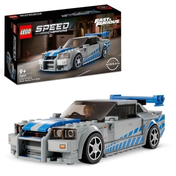 Klocki Lego Speed Champions 76917, Nissan Skyline GT-R, R34 z filmu „Za szybcy, za wściekli”