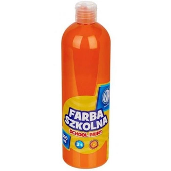 Farba Szkolna Plakatowa 500ml Pomarańczowa Astra
