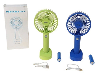 wiatrak 22x11x4cm, z kablem USB; 23x11x4,5cm, Box