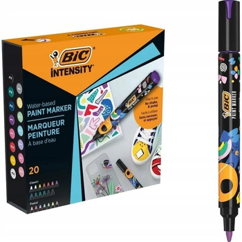 BIC INTENSITY CLASSIC+PASTEL PAINT   markery akrylowe 20szt pudełko