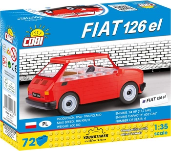 Klocki Cobi Zestaw Fiat 126p (72el.)