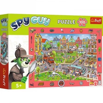 Puzzle obserwacyjne Spy Guy 100 el. Miasto, Trefl