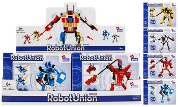 Klocki konstrukcyjne 105-115 elementów Robot display alleBLOX 492903