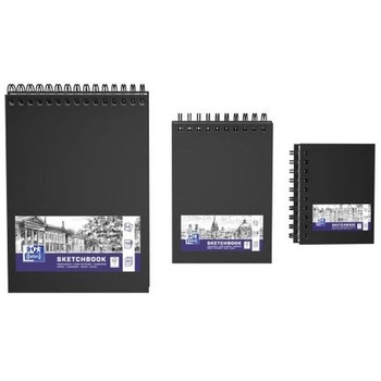 SZKICOWNIK A5 96 OXF CZARNY