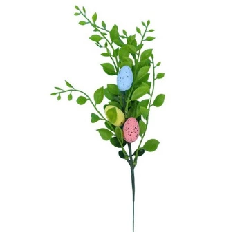 GAŁĄZKA BUKSZPANU Z PISANKAMI 30CM