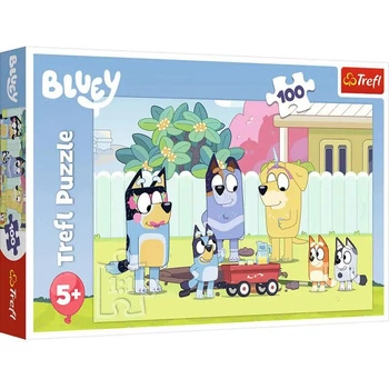 Puzzle 100 el. Wesoły Świat Bluey Trefl