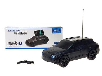 głośnik auto SUV, Bluetooth, 33x13x13cm, panel solarny na dachu, z radiem i anteną na dachu, kabel USB; 33x12x13,5cm