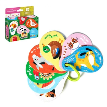 CzuCzu Moje zwierzątka 12m+ książeczka na kółeczku