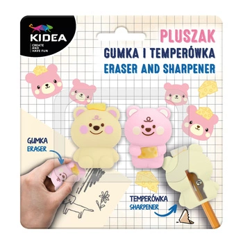 Pluszak gumka i temperówka Kidea