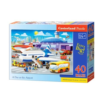 Castorland Puzzle 40  el. Maxi B-040223-1 A Day at the Airport