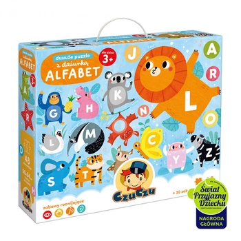 CzuCzu Duuuże puzzle z dziurką Alfabet