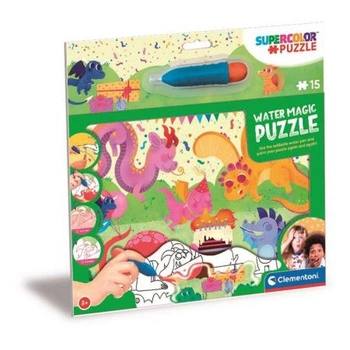 Magiczne wodne puzzle WATER MAGIC 15 EL Baby Dragons Clementoni