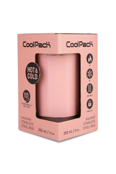 COOLPACK - COFFEE MUG - TOM - KUBEK TERMICZNY, 350 ml - POWDER PINK