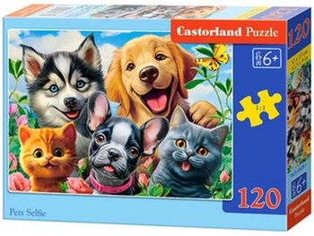 Castorland Puzzle 120 el. PETS SELFIE