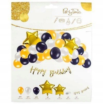 Zestaw urodzinowy Glamour - 36 elementów