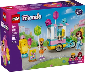 Klocki LEGO Friends Stoisko z lodami i balonami 42692
