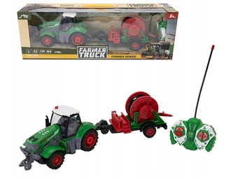 TRAKTOR ZDALNIE STEROWANY Z WĘŻEM DO PODLEWANIA 1:24 ASKATO