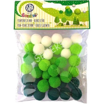 POMPONY 20MM RUNO LEŚNE