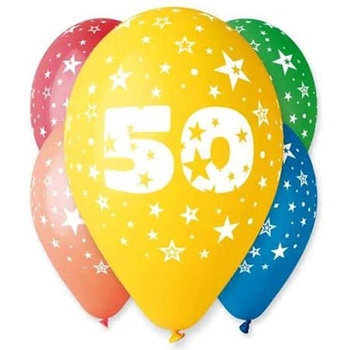 BALONY PASTEL Z NADRUKIEM 50 5SZTUK