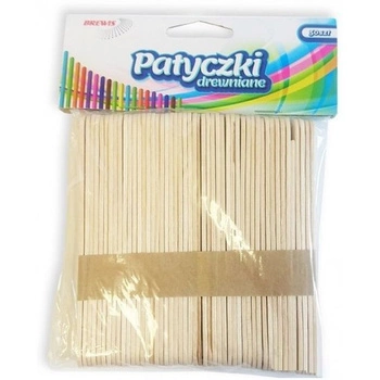 Patyczki drewn. naturalne 11.4cm PND114