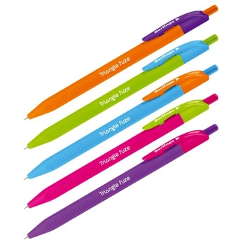 Berlingo Długopis automatyczny Triangle Fuze RT, niebieski, 0,7 mm, trójkątny