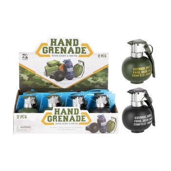 Zestaw wojsko/ granat światło i dzwięk mix MEGA CREATIVE 571717