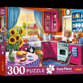 Puzzle EasyPiece 300 el. Poranek w kuchni, Trefl