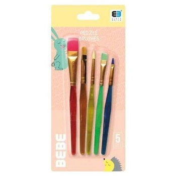BBI PĘDZELKI PLASTIK. 5szt.BB KIDS PAS