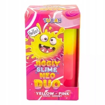 JIGGLY SLIME NEO DUO – ŻÓŁTO-RÓŻOWY 430 g