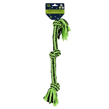 Zabawka dla psa Szarpak 50 cm supeł zielony TRIK&ROLL 560878