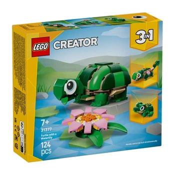 Klocki LEGO Creator, Żółw i Kwiat Lilii wodnej, 31377