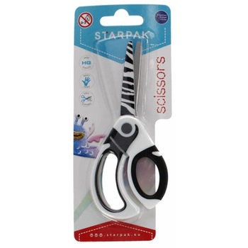 Nożyczki szkolne dla dzieci 13,5 cm Zebra Starpak