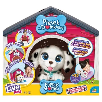Little Live Pets Piesek z domkiem Dalmatyńczyk
