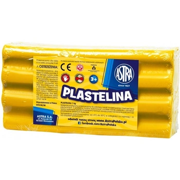 PLASTELINA  ASTRA 1KG ŻÓŁTA