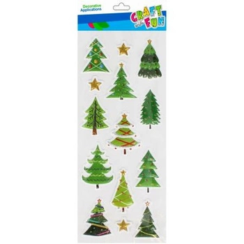 OZDOBA BN NAKLEJKI PUFFY CHOINK 14SZT CF12 288