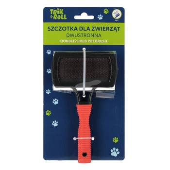 Szczotka dla zwierząt 2stronna TRIK&ROLL 560691